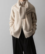 画像をギャラリービューアに読み込む, VEIN ヴェインのSHAGGY KNIT DRIVERS JACKET - OFF WHITEの公式通販サイトsession福岡セレクトショップ
