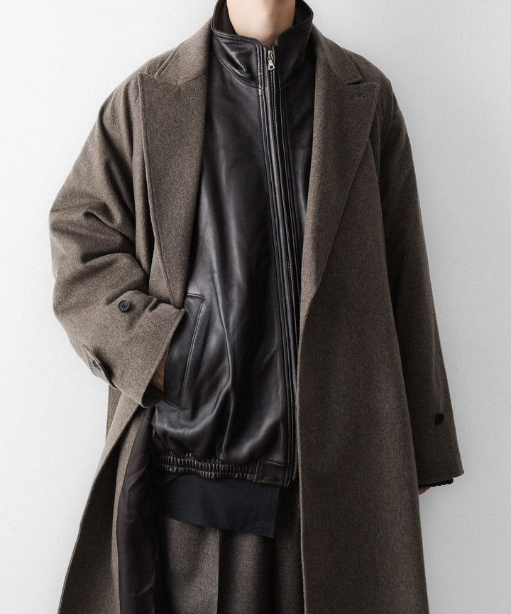 ssstein(シュタイン)のSHEEP LEATHER STAND COLLAR JACKET - VINTAGE BLACKの公式通販サイトsession福岡セレクトショップ