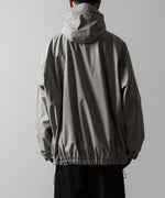 画像をギャラリービューアに読み込む, ssstein(シュタイン)のWEATHER PROTECTION HOODED JACKET - GREYの公式通販サイトsession福岡セレクトショップ
