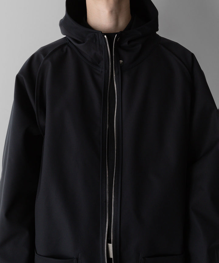 【stein】シュタイン24ss REVERSIBLE HOODED COAT - BLACK sessionセッション福岡セレクトショップ 公式通販サイト 