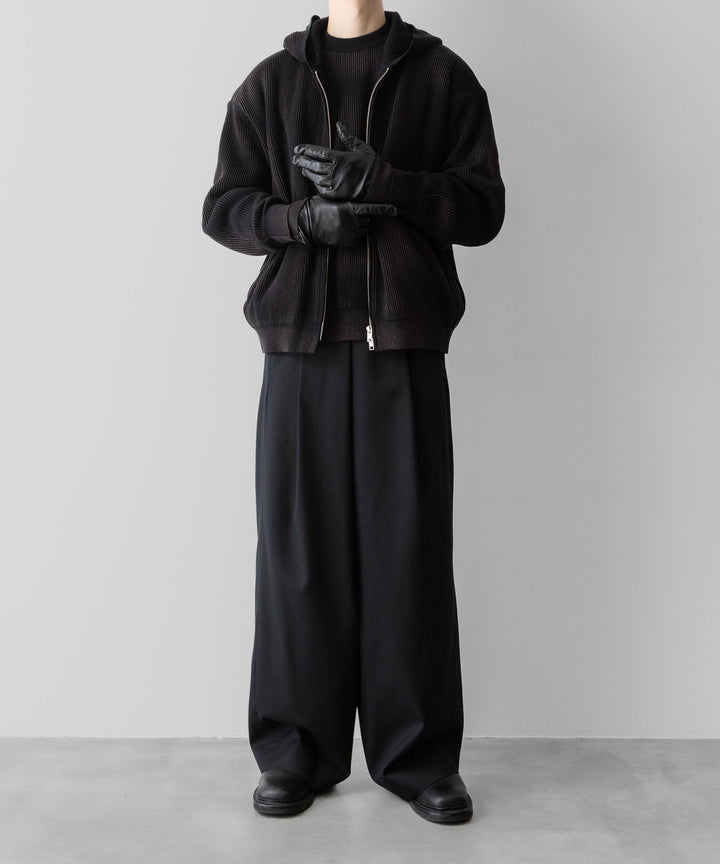 ssstein(シュタイン)のDISCOLORATION RIB KNIT LS - BLACKの公式通販サイトsession福岡セレクトショップ