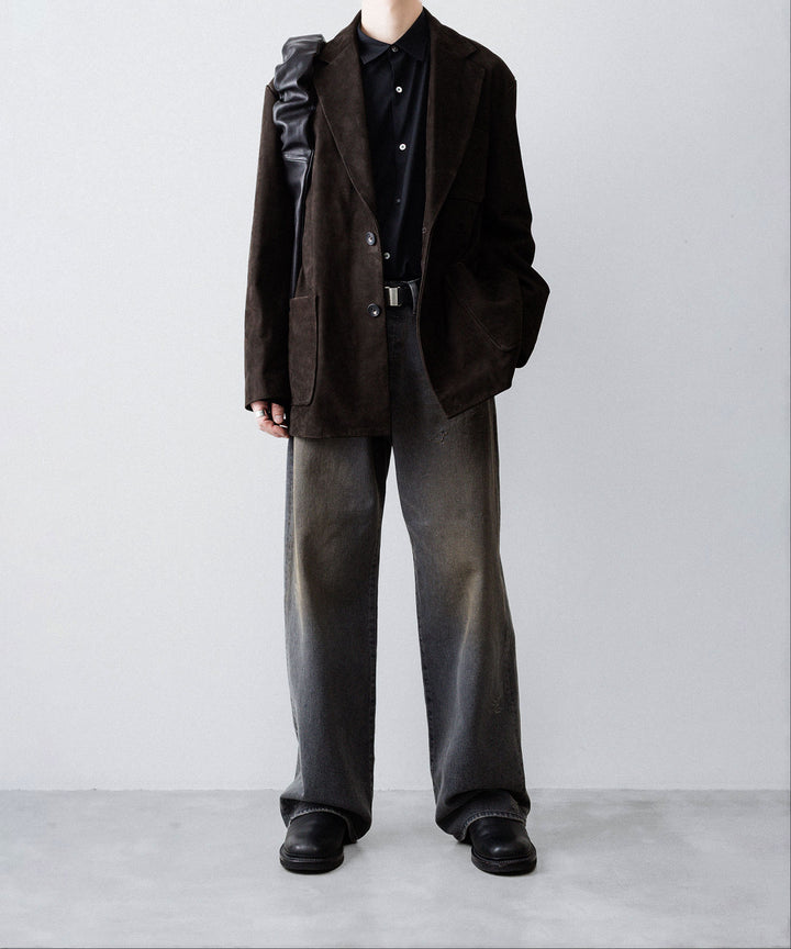 ssstein(シュタイン)のCOW NUBUCK BLAZER - DARK BROWNの公式通販サイトsession福岡セレクトショップ