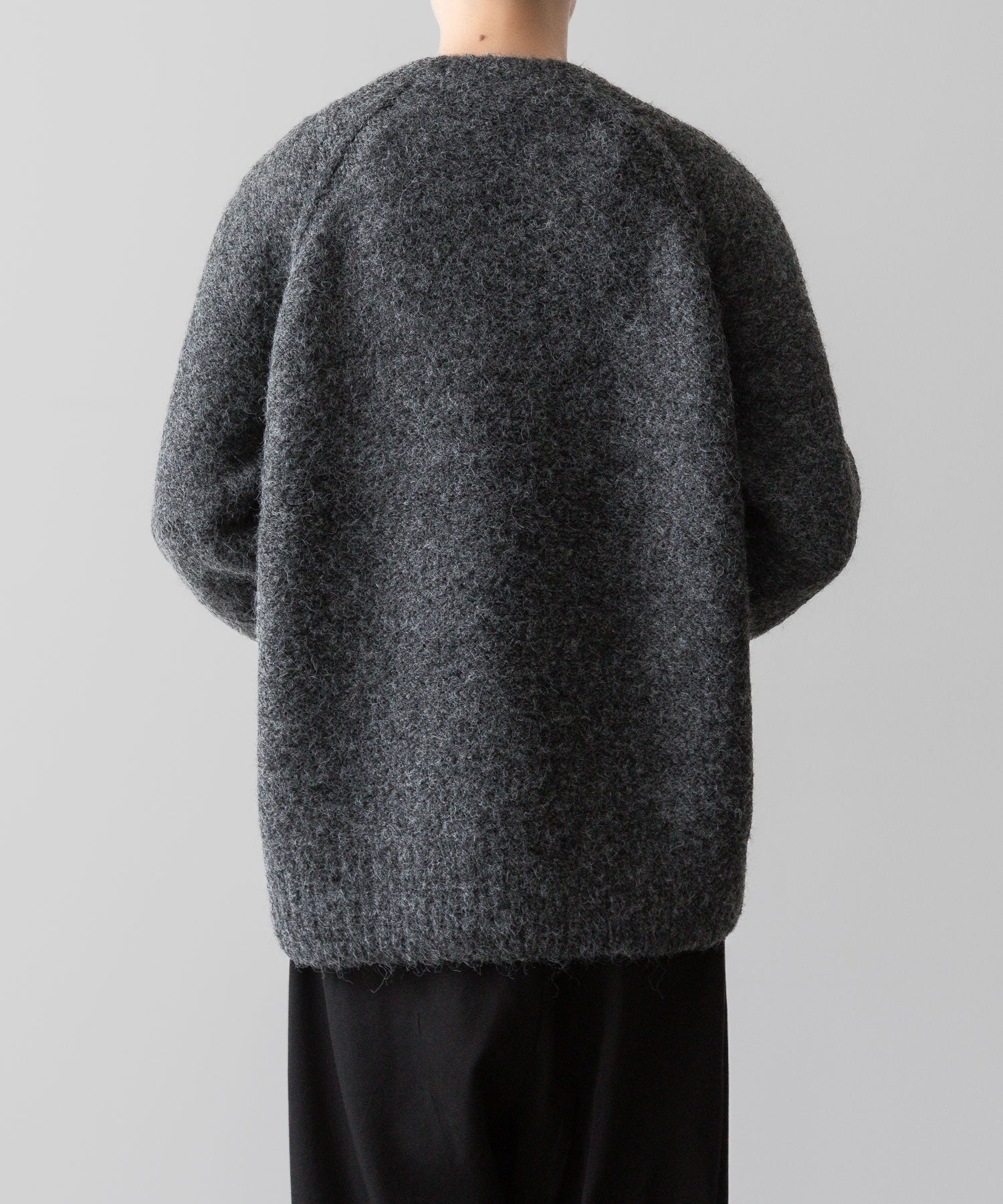 VEIN ヴェインのSHAGGY KNIT CREWNECK PULLOVER - X.GRAYの公式通販サイトsession福岡セレクトショップ