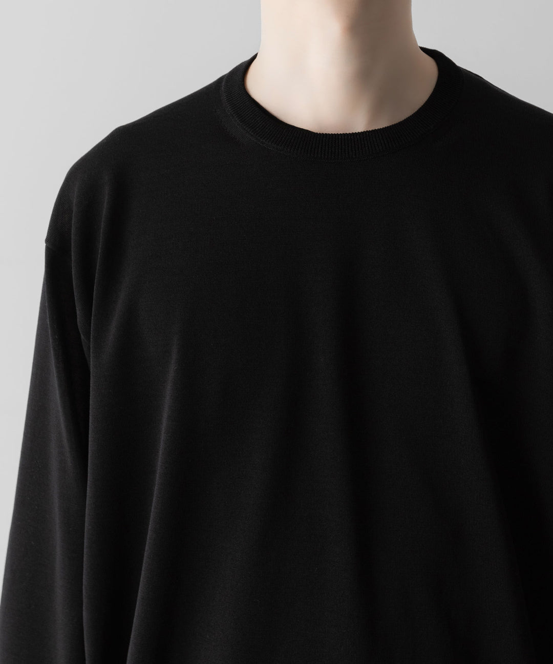 ssstein(シュタイン)のWOOL SILK KNIT TUCKED LS - BLACKの公式通販サイトsession福岡セレクトショップ