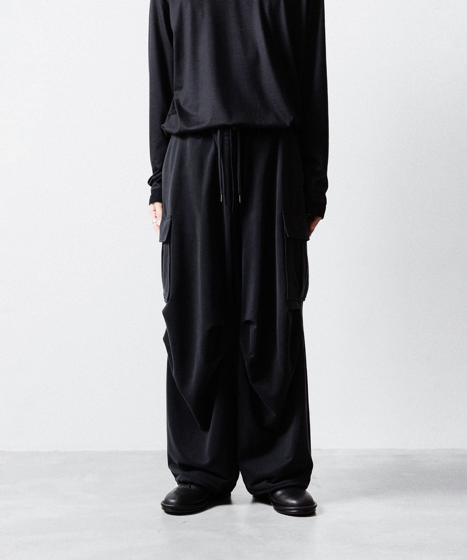 KANEMASA PHIL. カネマサフィル 28G CUPRO OVER CARGO PANTSのBLACK 公式通販サイトsession福岡セレクトショップ