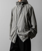 画像をギャラリービューアに読み込む, ssstein(シュタイン)のWEATHER PROTECTION HOODED JACKET - GREYの公式通販サイトsession福岡セレクトショップ
