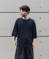 【 WWW 】S/S BLOUSING TOPS - NAVY