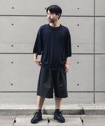 画像をギャラリービューアに読み込む, WWW - WRAPINKNOT wool wearのS/S BLOUSING TOPSのNAVY 公式通販サイトsession福岡セレクトショップ
