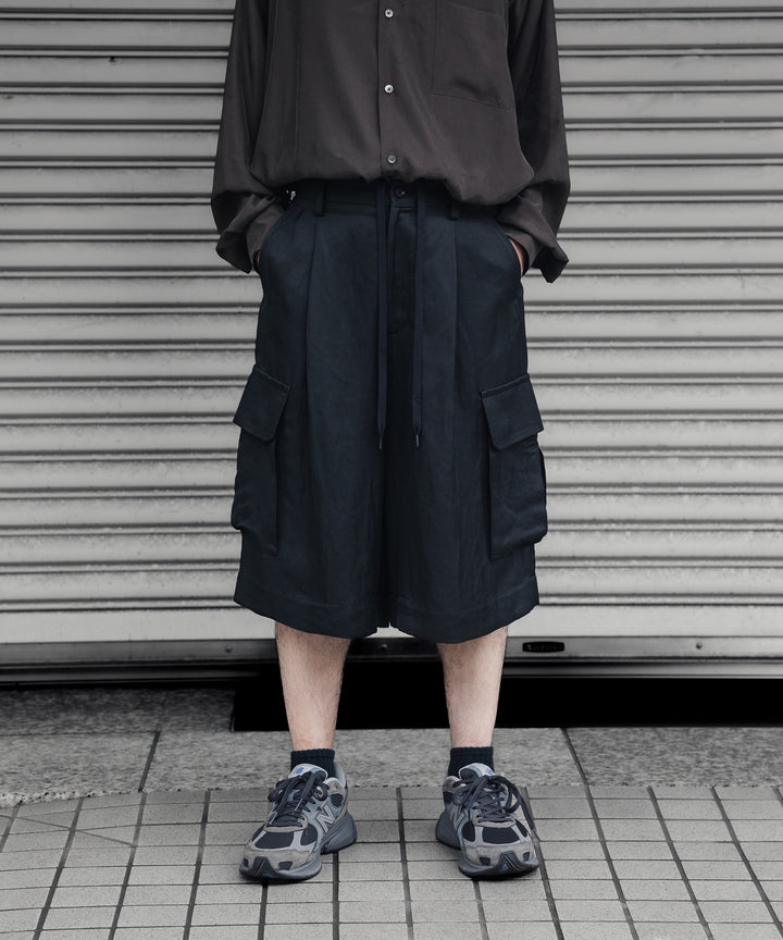 ssstein(シュタイン)のVIS/LI BRIGHT TWILL CARGO SHORT TROUSERS - DARK CHARCOALの公式通販サイトsession福岡セレクトショップ