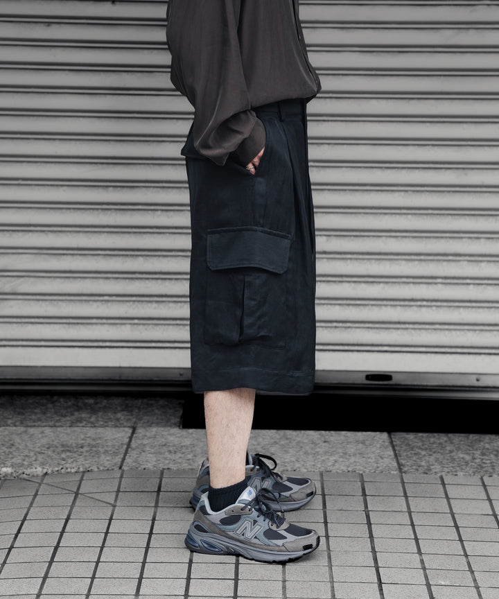 ssstein(シュタイン)のVIS/LI BRIGHT TWILL CARGO SHORT TROUSERS - DARK CHARCOALの公式通販サイトsession福岡セレクトショップ