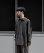 画像をギャラリービューアに読み込む, KANEMASA PHIL.-カネマサフィル46G MODEST STRIPE SHIRTのGREY公式通販サイトsession福岡セレクトショップ
