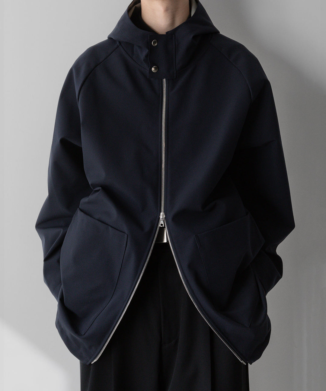 【stein】シュタイン24ss REVERSIBLE HOODED COAT - DARK NAVY sessionセッション福岡セレクトショップ 公式通販サイト