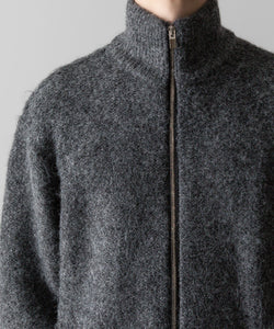 VEIN ヴェインのSHAGGY KNIT DRIVERS JACKET - X.GRAYの公式通販サイトsession福岡セレクトショップ