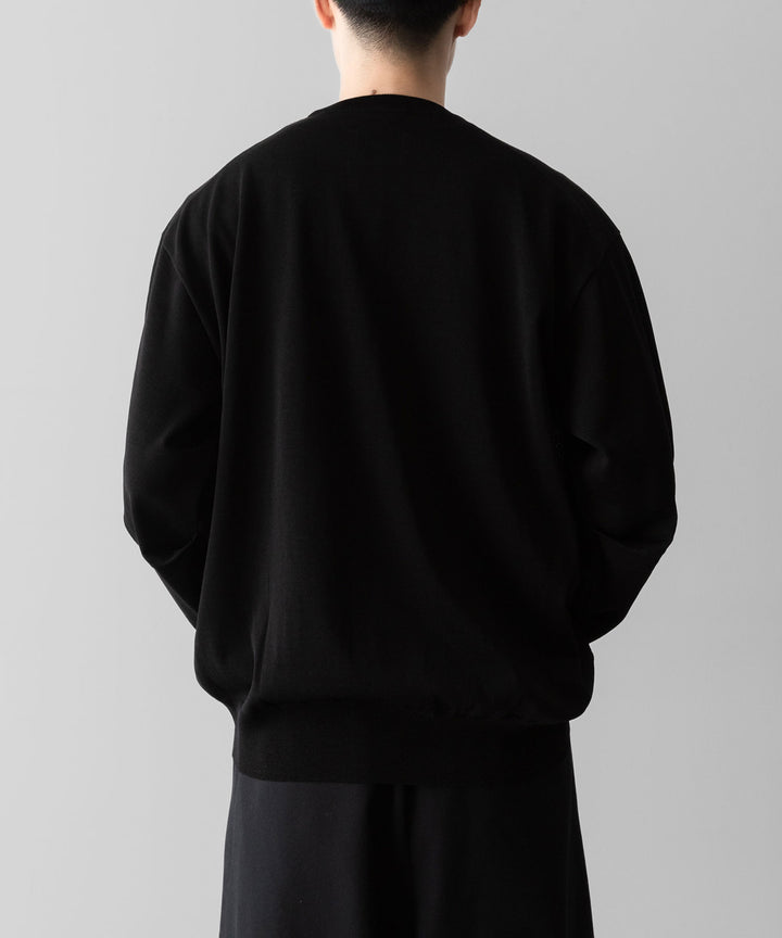 ssstein(シュタイン)のWOOL SILK KNIT TUCKED LS - BLACKの公式通販サイトsession福岡セレクトショップ