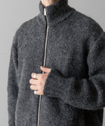 画像をギャラリービューアに読み込む, VEIN ヴェインのSHAGGY KNIT DRIVERS JACKET - X.GRAYの公式通販サイトsession福岡セレクトショップ
