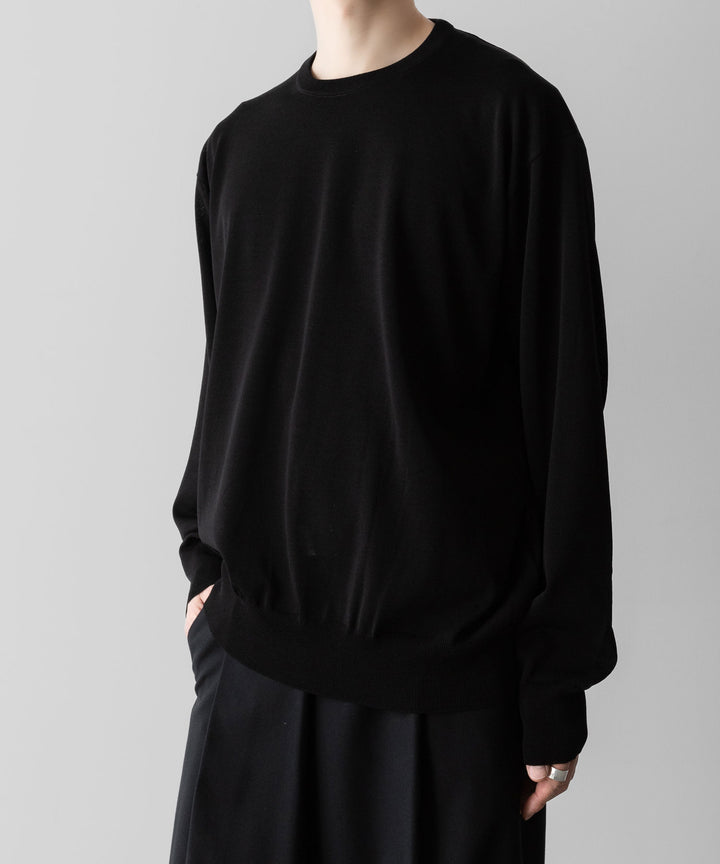 ssstein(シュタイン)のWOOL SILK KNIT TUCKED LS - BLACKの公式通販サイトsession福岡セレクトショップ