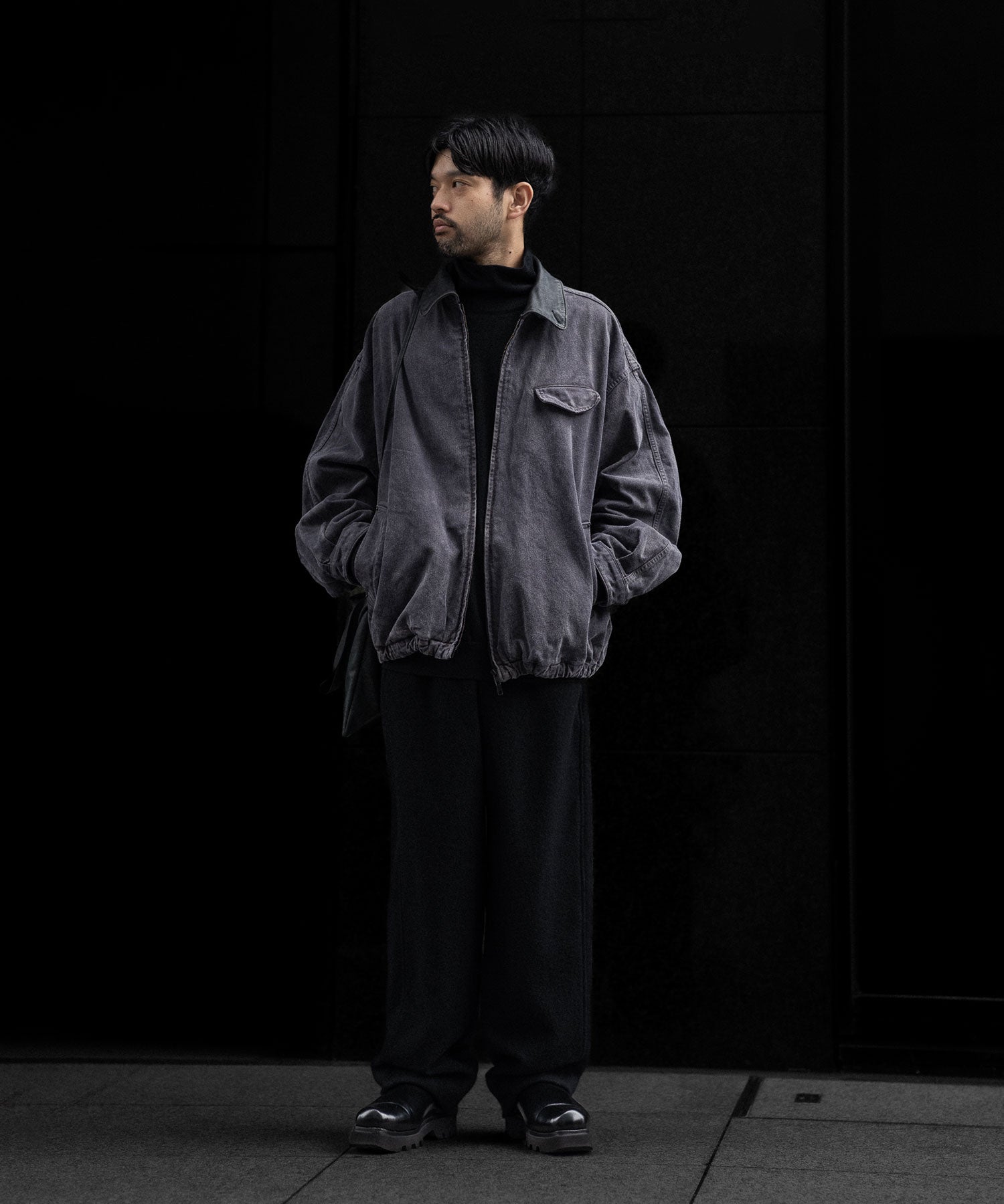 ssstein / シュタイン】SULFUR DYED WHIP CORD VINTAGE ZIP JACKET