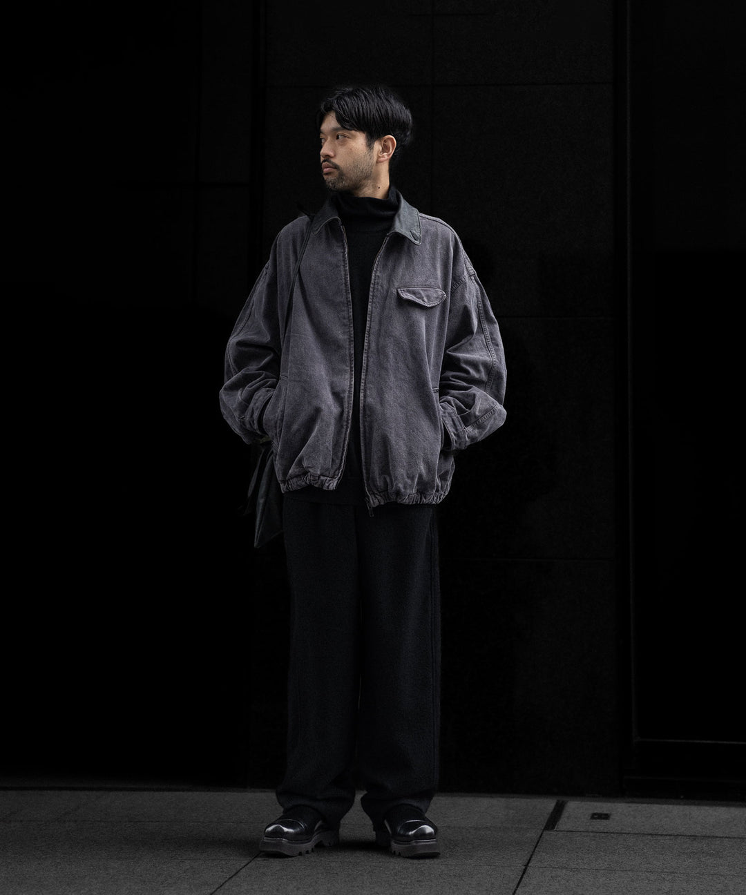 ssstein(シュタイン)のSULFUR DYED WHIP CORD VINTAGE ZIP JACKET - BLACKの公式通販サイトsession福岡セレクトショップ