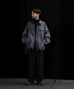 ssstein / シュタイン】WOOL/CASHMERE FLEECE EASY TWIST TROUSERS