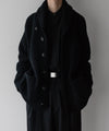 【INTÉRIM】HYPER BIG 30s 3GG HEAVY SHAWL COLLAR CARDIGAN - BLACK