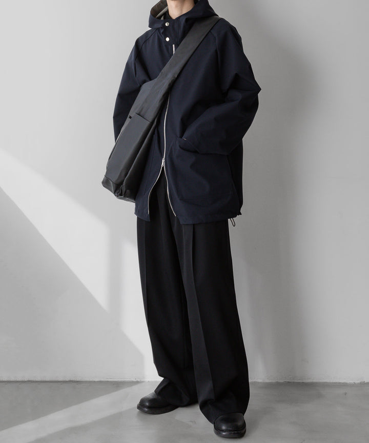 【stein】シュタイン24ss REVERSIBLE HOODED COAT - DARK NAVY sessionセッション福岡セレクトショップ 公式通販サイト
