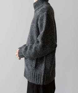 VEIN ヴェインのSHAGGY KNIT DRIVERS JACKET - X.GRAYの公式通販サイトsession福岡セレクトショップ