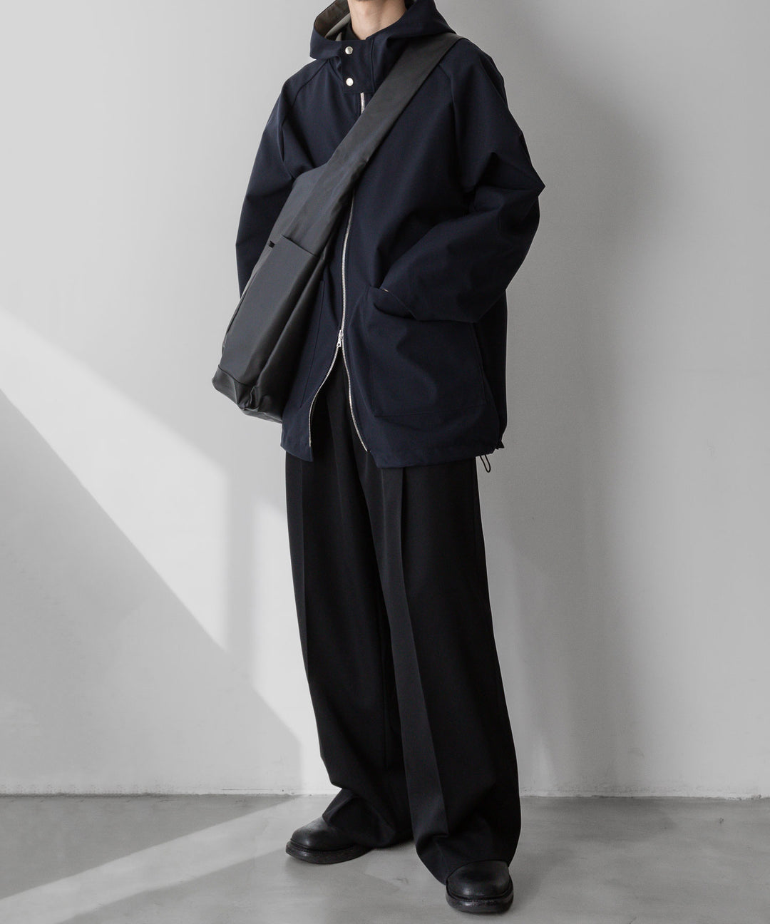 stein(シュタイン)の24SSコレクションSHOULDER BAGのBLACK(COATING) sessionセッション福岡セレクトショップ 公式通販サイト