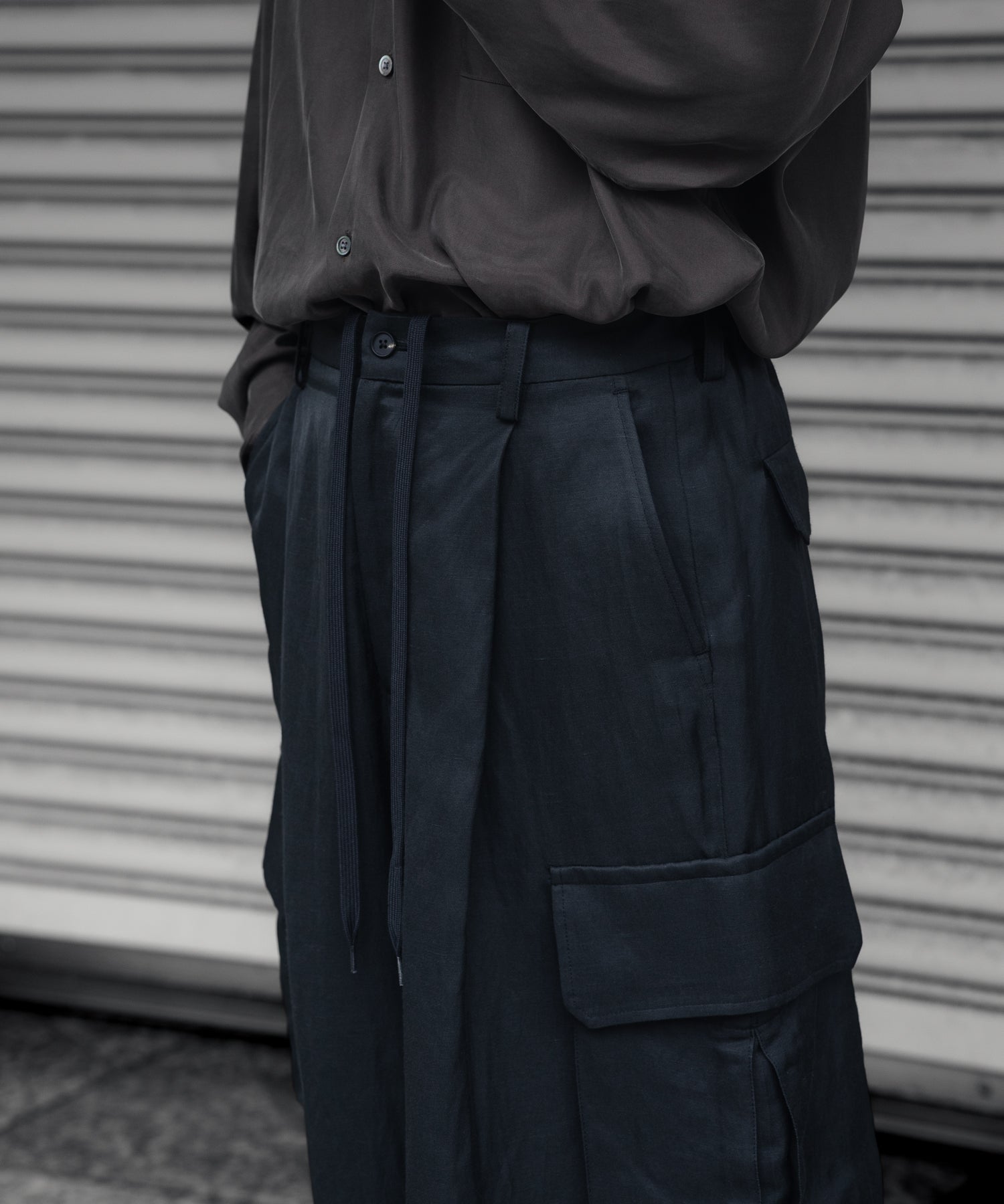 ssstein / シュタイン】VIS/LI BRIGHT TWILL CARGO SHORT TROUSERS