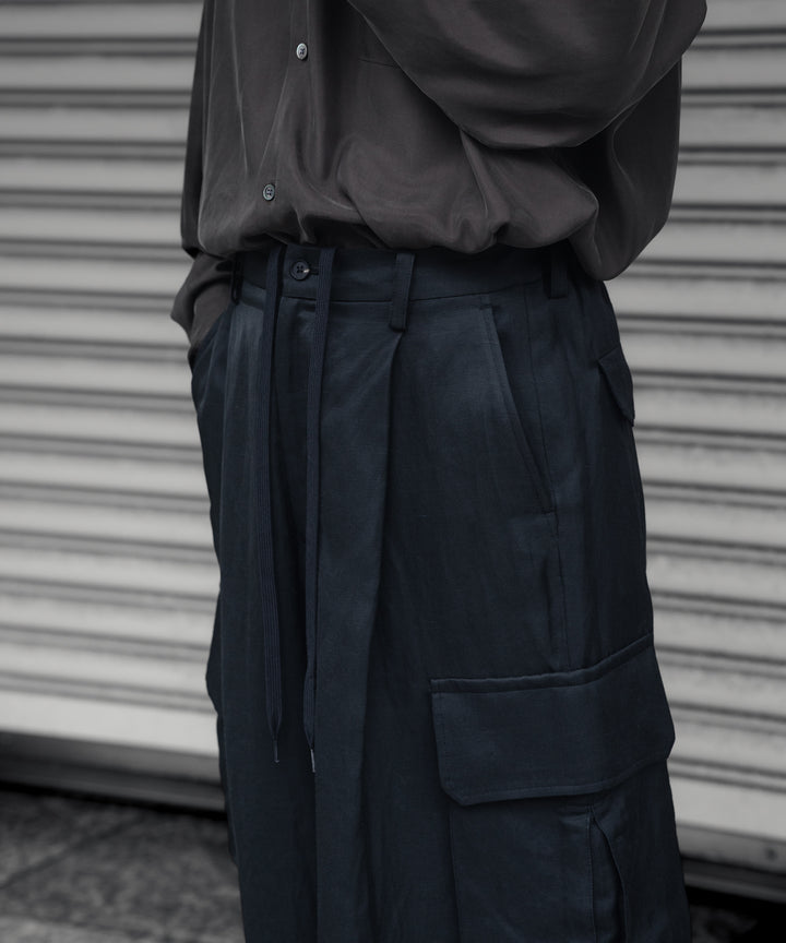 ssstein(シュタイン)のVIS/LI BRIGHT TWILL CARGO SHORT TROUSERS - DARK CHARCOALの公式通販サイトsession福岡セレクトショップ