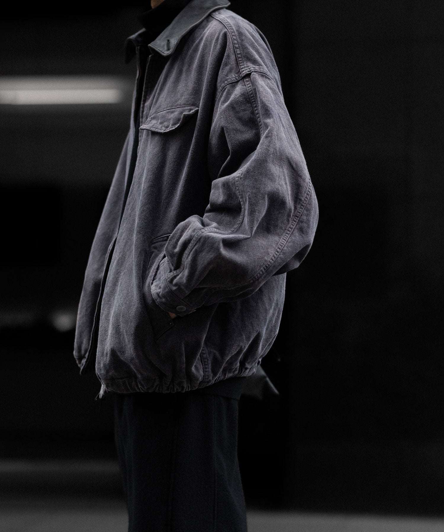 ssstein / シュタイン】SULFUR DYED WHIP CORD VINTAGE ZIP JACKET