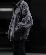 画像をギャラリービューアに読み込む, ssstein(シュタイン)のSULFUR DYED WHIP CORD VINTAGE ZIP JACKET - BLACKの公式通販サイトsession福岡セレクトショップ
