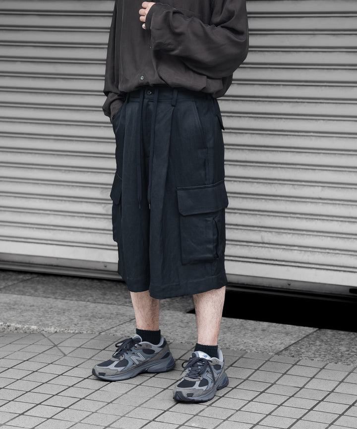 ssstein(シュタイン)のVIS/LI BRIGHT TWILL CARGO SHORT TROUSERS - DARK CHARCOALの公式通販サイトsession福岡セレクトショップ