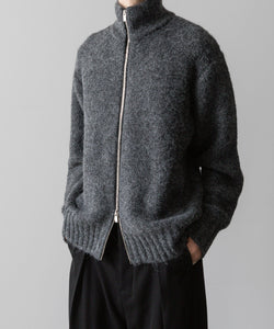 VEIN ヴェインのSHAGGY KNIT DRIVERS JACKET - X.GRAYの公式通販サイトsession福岡セレクトショップ