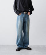 画像をギャラリービューアに読み込む, ssstein(シュタイン)のLOOSE DENIM JEANS - INDIGOの公式通販サイトsession福岡セレクトショップ
