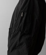 画像をギャラリービューアに読み込む, ssstein(シュタイン)のWINDPROOF NYLON OVERSIZED FLIGHT JACKET - BLACKの公式通販サイトsession福岡セレクトショップ
