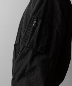 ssstein(シュタイン)のWINDPROOF NYLON OVERSIZED FLIGHT JACKET - BLACKの公式通販サイトsession福岡セレクトショップ