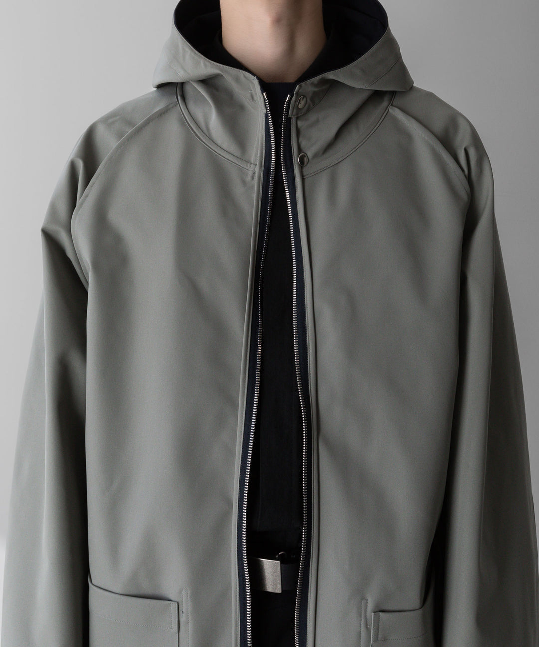 【stein】シュタイン24ss REVERSIBLE HOODED COAT - DARK NAVY sessionセッション福岡セレクトショップ 公式通販サイト