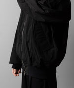 画像をギャラリービューアに読み込む, ssstein(シュタイン)のWINDPROOF NYLON OVERSIZED FLIGHT JACKET - BLACKの公式通販サイトsession福岡セレクトショップ
