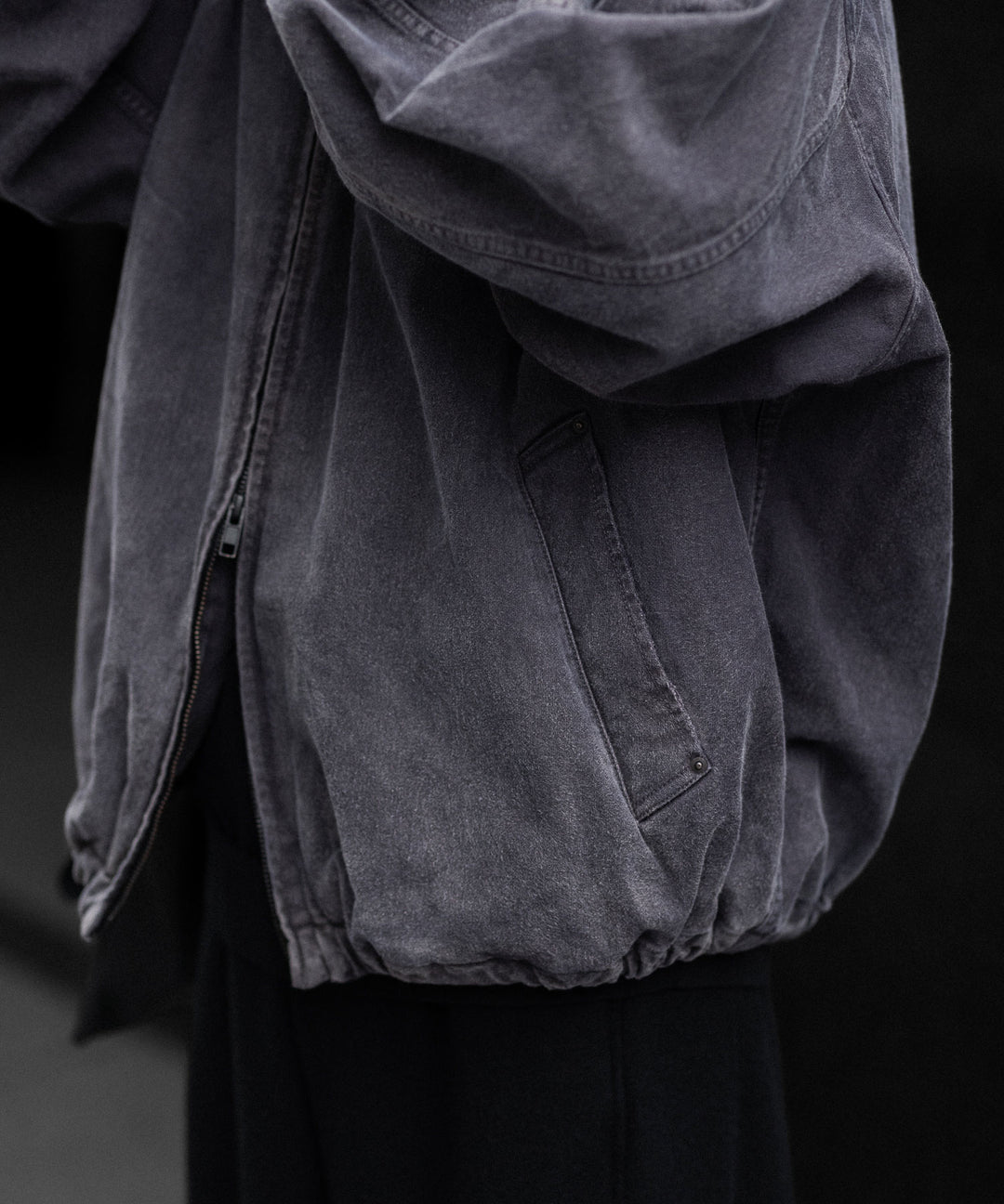 ssstein(シュタイン)のSULFUR DYED WHIP CORD VINTAGE ZIP JACKET - BLACKの公式通販サイトsession福岡セレクトショップ