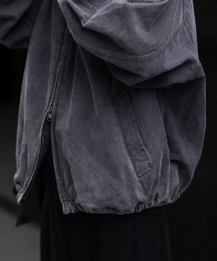 ssstein(シュタイン)のSULFUR DYED WHIP CORD VINTAGE ZIP JACKET - BLACKの公式通販サイトsession福岡セレクトショップ