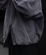 画像をギャラリービューアに読み込む, ssstein(シュタイン)のSULFUR DYED WHIP CORD VINTAGE ZIP JACKET - BLACKの公式通販サイトsession福岡セレクトショップ
