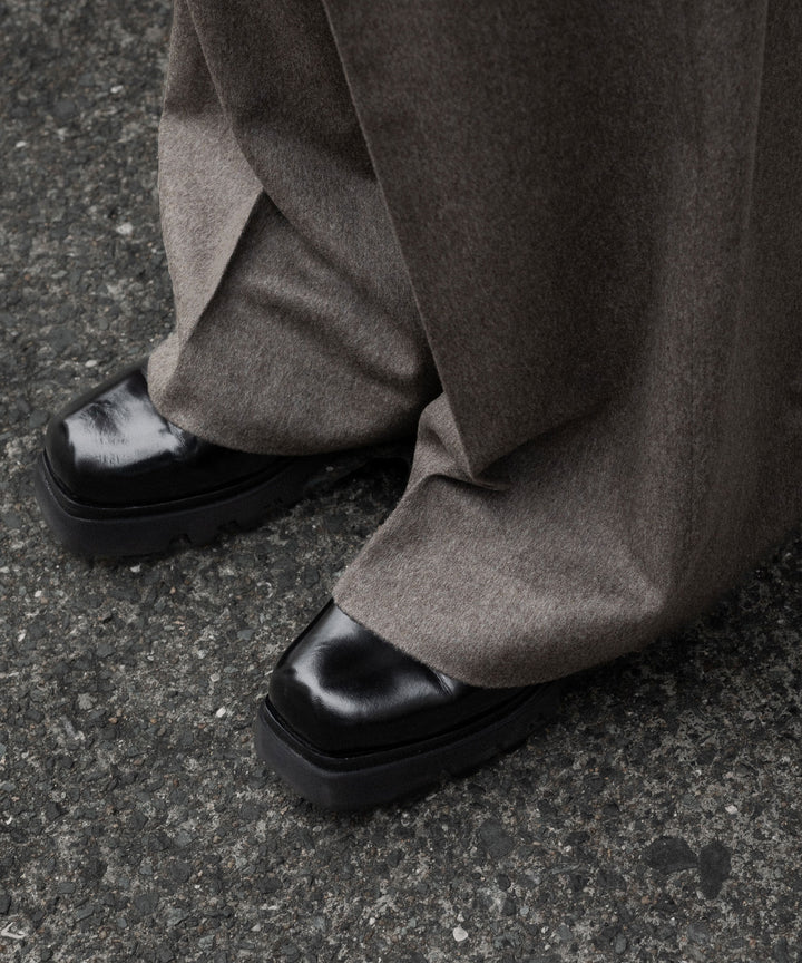 ssstein(シュタイン)のWOOL DOESKIN EXTRA WIDE TROUSERS - TAUPEの公式通販サイトsession福岡セレクトショップ