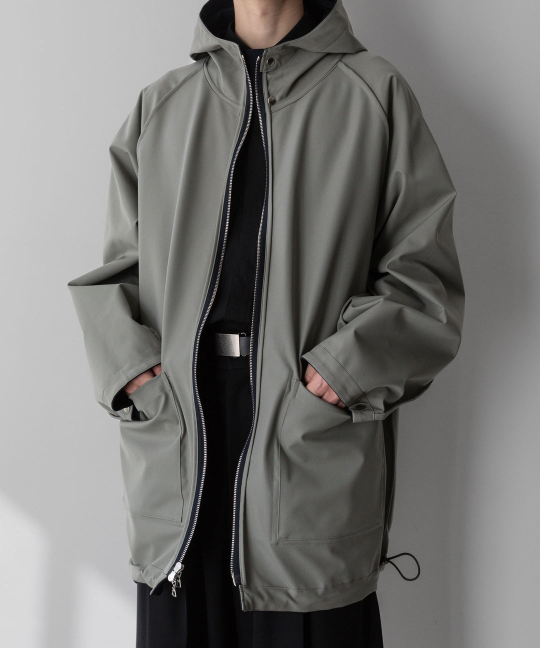 【stein】シュタイン24ss REVERSIBLE HOODED COAT - DARK NAVY sessionセッション福岡セレクトショップ 公式通販サイト