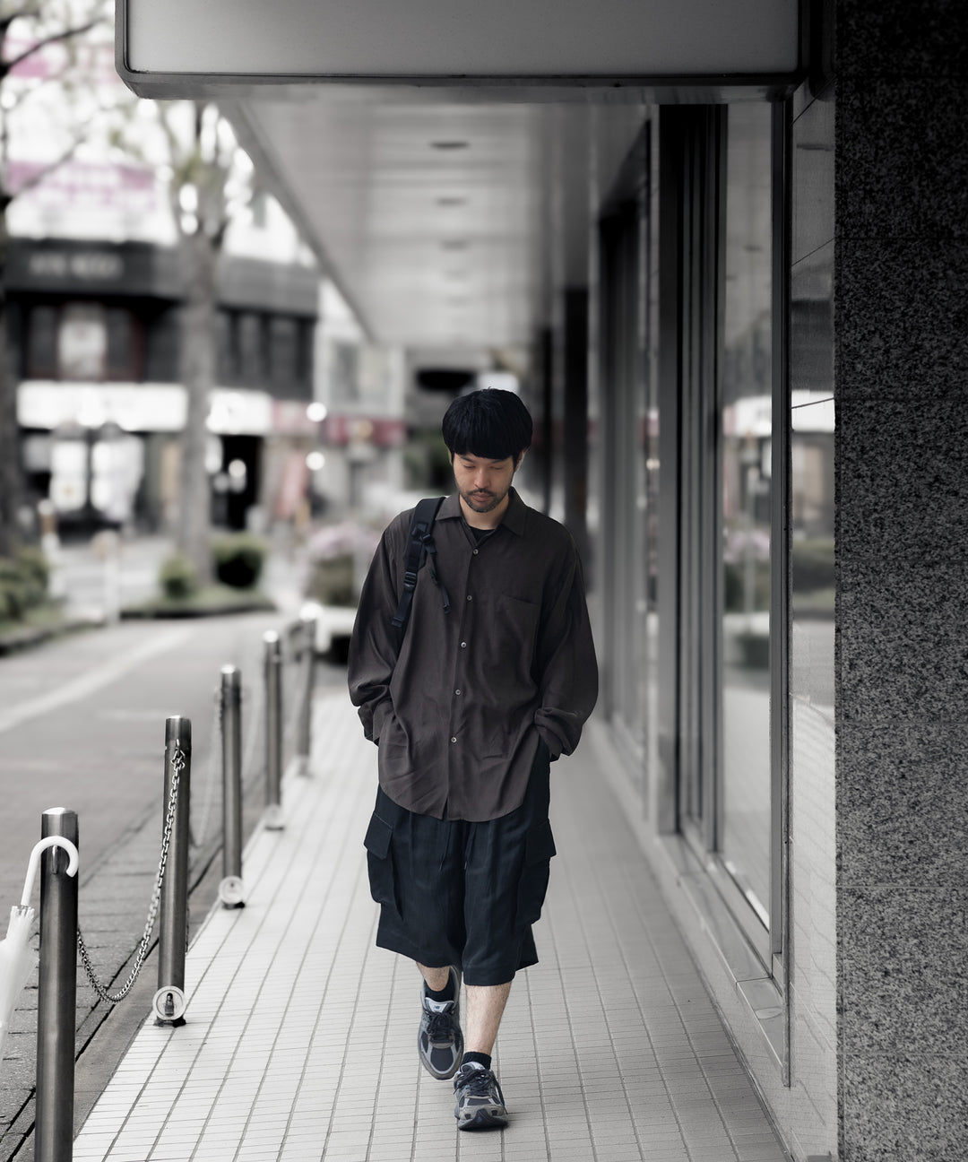 ssstein(シュタイン)のCUPRO TWILL OVERSIZED LS SHIRT - DARK BROWNの公式通販サイトsession福岡セレクトショップ
