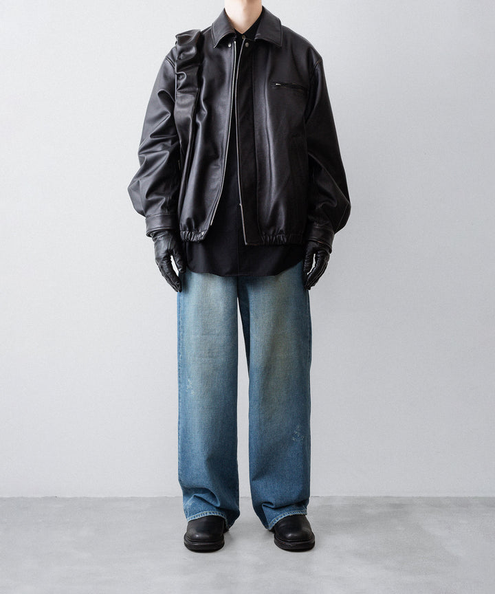 ssstein(シュタイン)のMOUTON COLLAR PADDED JACKET - BLACKの公式通販サイトsession福岡セレクトショップ