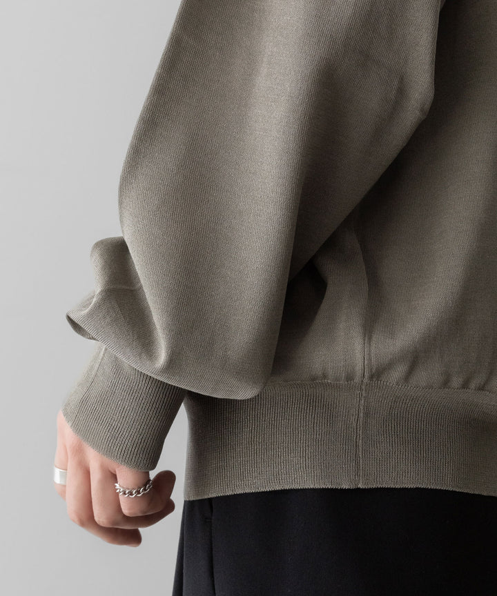 ssstein(シュタイン)のWOOL SILK KNIT TUCKED LS - GREIGEの公式通販サイトsession福岡セレクトショップ