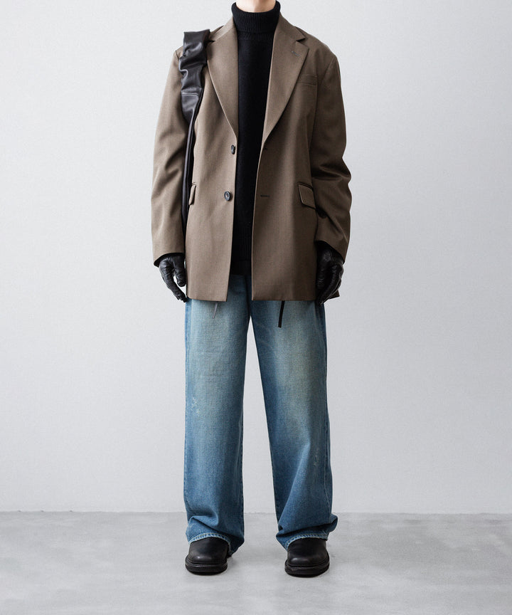 ssstein(シュタイン)のOVERSIZED SINGLE BREASTED LONG JACKET - DARK BEIGEの公式通販サイトsession福岡セレクトショップ
