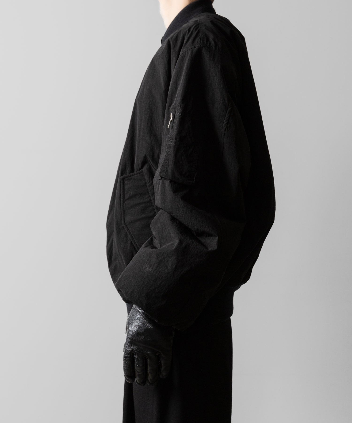 ssstein(シュタイン)のWINDPROOF NYLON OVERSIZED FLIGHT JACKET - BLACKの公式通販サイトsession福岡セレクトショップ