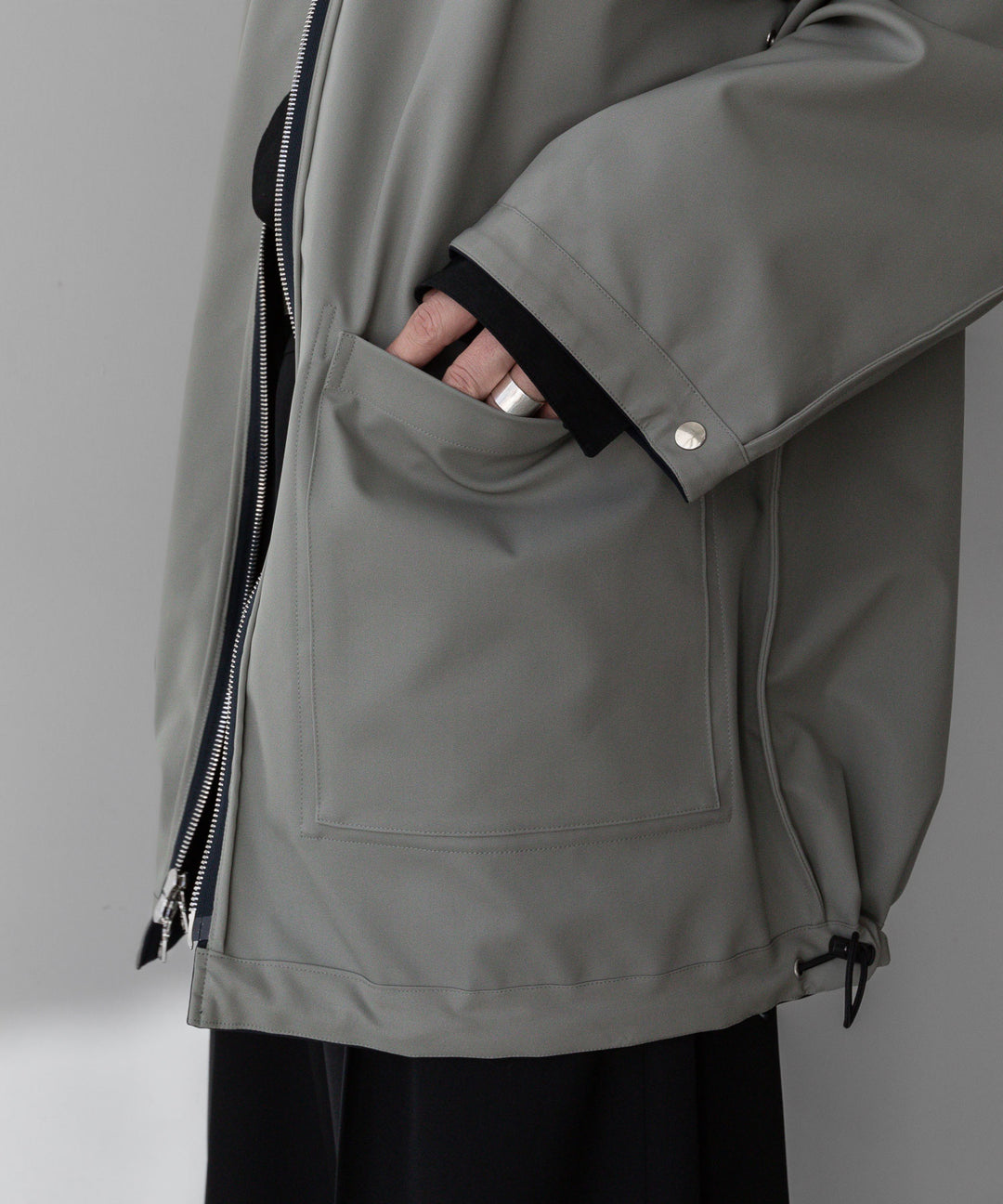 【stein】シュタイン24ss REVERSIBLE HOODED COAT - DARK NAVY sessionセッション福岡セレクトショップ 公式通販サイト