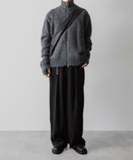 画像をギャラリービューアに読み込む, VEIN ヴェインのSHAGGY KNIT DRIVERS JACKET - X.GRAYの公式通販サイトsession福岡セレクトショップ
